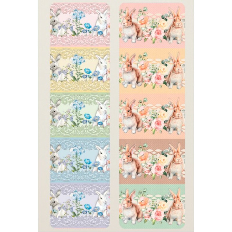 COL/ EASTER PARTY - TRIC. EST - DIGITAL PASCOA 2025 - BARRADO DE FAIXAS 14,50CM - ( 81404 VAR,001) -C