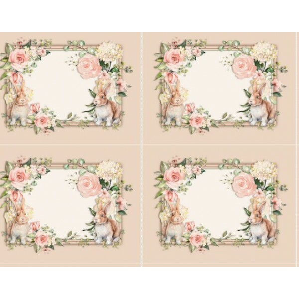 SARJA HIDRORREPELENTE DIGITAL PÁSCOA 2026 - JOGOS AMERICANO BEGE - ( 81407 VAR,01 ) - C