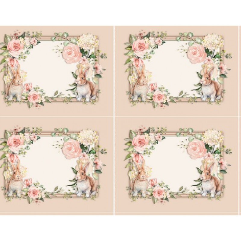 SARJA HIDRORREPELENTE DIGITAL PÁSCOA 2026 - JOGOS AMERICANO BEGE - ( 81407 VAR,01 ) - C