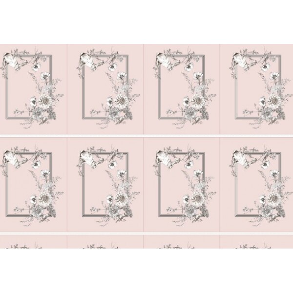 SARJA HIDRORREPELENTE PÁSCOA 2026  - STORIA STAMPA - AMERICANO SILVESTRE ROSA - 100% ALGODÃO - A0657-001