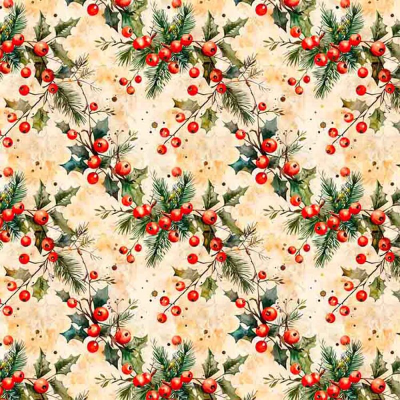 AG25 - SARJA DIGITAL HIDRORREPELENTE - AZEVINHA - 100% ALGODÃO 00368/001