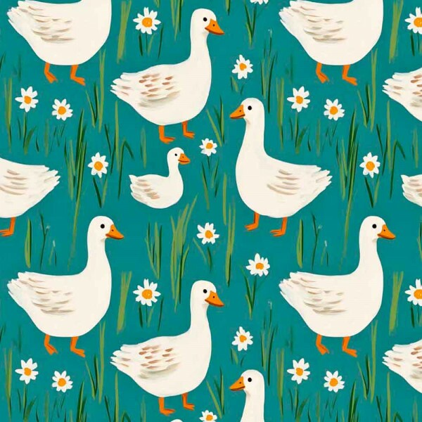 ST25 - TRICOL. COLEÇÃO MODERN GEESE - GANSO 2 - 100% ALGODÃO 01884/001