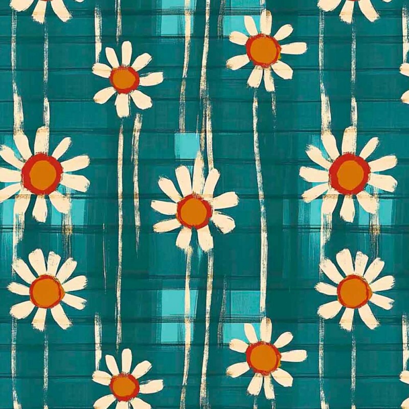 ST25 - TRICOL. COLEÇÃO MODERN GEESE - MARGARIDA MEDIA - 100% ALGODÃO 01886/001